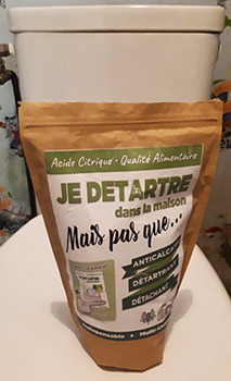 L'Acide Citrique de Ma Vie Eco est efficace aussi dans vos toilettes