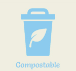 Compostable (selon conditions adaptées)